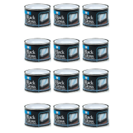 151 Coatings Black Gloss Non-Drip Paint Tin 180ML - Pack of 12