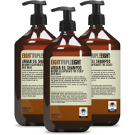 Eight Triple Eight Argan Oil Shampoo 1000ml - Pack of 3