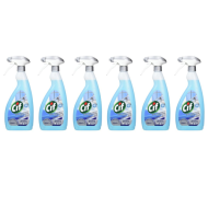 Cif Professional Window & Multi-Surface Cleaner Spray 750ml - Pack of 6
