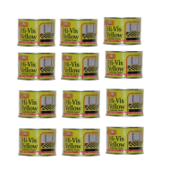 151 Coatings Hi-Vis High Visibility Yellow Warning Paint 180ML - Pack of 12