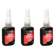 Bond It Industrial A70 Studlock Anaerobic Adhesive with Green Liquid 25ml - Pack of 3