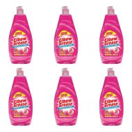 Elbow Grease Pink Blush Washing Up Liquid 600ml bottle beside a kitchen sink
