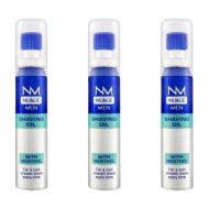 Nuage Men Shaving Oil With Menthol Cool & Smooth Shave 20ml - Pack of 3