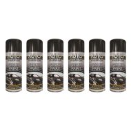 Auto Extreme All Purpose Professional Spray Paint Black Satin 400ml - Pack of 6