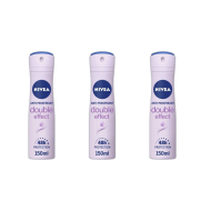Nivea Double Effect Antiperspirant Deodorant 150Ml - Pack of 3
