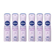Nivea Double Effect Antiperspirant Deodorant 150Ml - Pack of 6