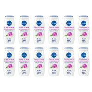 Nivea Cashmere & Cotton Seed Oil Shower Gel 250ml - Pack of 12