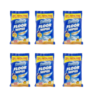 Duzzit Quick Cleaning Floor Wipes 24 Wipes - Pack of 6