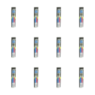 Listerine Duo Reach Interdental Medium Toothbrush - Pack of 12