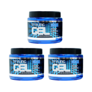 Beauty Formulas Wet Look Styling Gel for Hair 500ml - Pack of 3