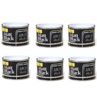 151 Coatings High Performance Matt Black Paint 180ML - Pack of 6