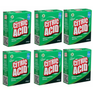 Dri-Pak Citric Acid for Cleaning 250g pack on a kitchen counter next to a kettle
