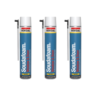 Soudal Soudafoam Window & Door Hand Held 750ml - Pack of 3