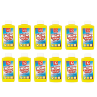 Essential Power Drain Cleaner With Caustic Soda 500g tub on a utility room shelf
