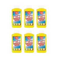 Essential Power Drain Cleaner With Caustic Soda 500g tub on a utility room shelf
