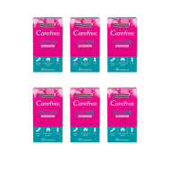 Carefree Cotton Pantyliners Fresh Scent 20 Pack - Pack of 6
