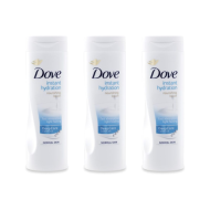 Dove Instant Hydration Nourishing Lotion For Normal Skin 250ml - Pack of 3
