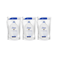 Dove Caring Liquid Hand Wash Refill 500ml pouch on white background

