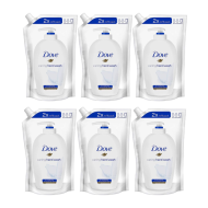 Dove Caring Liquid Hand Wash Refill 500ml pouch on white background
