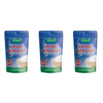 Nuage® Vapour Bath Salts Soothing Relaxing Menthol & Eucalyptus 450g - Pack of 3
