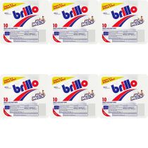 Brillo Soap Pads 10 pack - Pack of 6