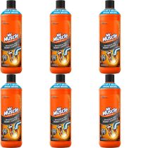 Mr Muscle Drain Unblocker Power Gel 1 Litre bottle on a kitchen counter
