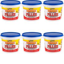 Everbuild Ready Mixed Filler All Purpose White 1kg - Pack of 6