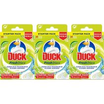 Toilet Duck Fresh Disc Clear Odours Gel Lime 36ml - Pack of 3