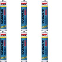 Soudal Soudaflex 40FC Polyurethane Sealant Grey 310ml - Pack of 6