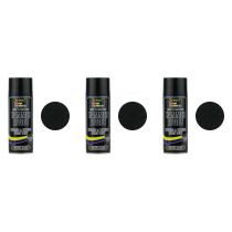 Paint Factory Hammered Effect Spray Paint Black 400ml - Pack of 3