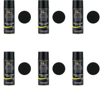 Paint Factory Hammered Effect Spray Paint Black 400ml - Pack of 6