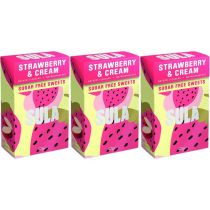 Sula Sugar Free Strawberry & Cream Sweets 42g - Pack of 3