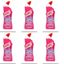 Harpic Active Fresh Pink Blossom 750ml - Pack of 6