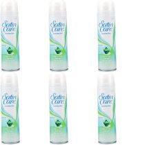 Gillette Satin Care Sensitive Skin Shaving Gel 200ml - Pack of 6