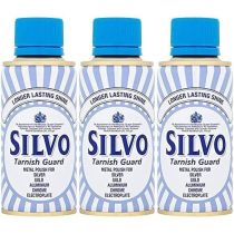 Silvo Tarnish Guard Liquid Metal Polish 175ml - Pack of 3