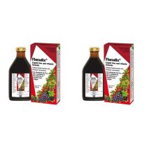 Floradix Floravital Liquid Iron & Vitamin Formula 500ml - Pack of 2
