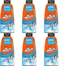 Mr Muscle Odour Eliminator Drain Foamer 500ml bottle on a kitchen counter

