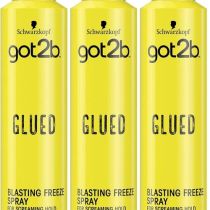 Schwarzkopf GOT2B Blasting Freeze Spray 300ml - Pack of 3