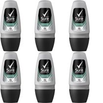 Sure Men Motion Sense Sensitive Antiperspirant Roll-On 50ml - Pack of 6