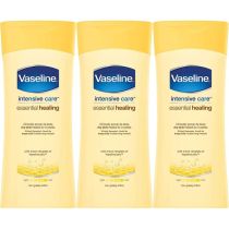 Vaseline Essential Healing Body Lotion 200ml - Pack of 3