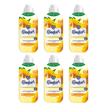 Comfort Sunshiny Days Fabric Conditioner Lasting Freshness + Softness 33 Washes 990ml - Pack of 6