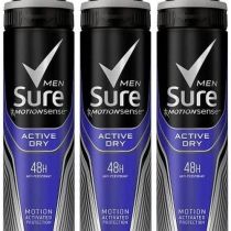 Sure Active Dry Deodorant 150ml - Pack of 3