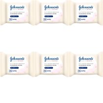 Johnsons Makeup Be Gone Extra Sensitive Wipes - 25 Wipes - Pack of 6