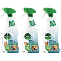 Dettol Multipurpose Cleaner Homes With Pets Fresh Breeze 750ml - Pack of 3