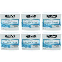 Derma V10 Day & Night Cream Anti-Ageing Collagen Almond Oil & Vitamin E 50ml - Pack of 6