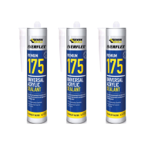 Everbuild 175 Universal Acrylic Sealant 300ml - Pack of 3