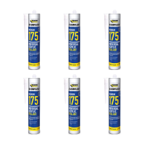 Everbuild 175 Universal Acrylic Sealant 300ml - Pack of 6