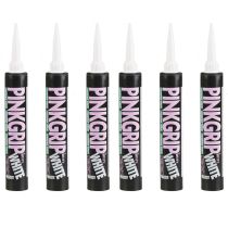Everbuild Pinkgrip Solvent Free Grab Adhesive 380ml - Pack of 6