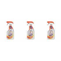 Mr Muscle Kitchen Cleaner Citrus Platinum Antibacterial Kitchen Spray 750ml - Pack of 3
