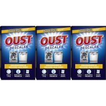 Oust Dishwasher & Washing Machine Descaler (2 Sachets) - Pack of 3